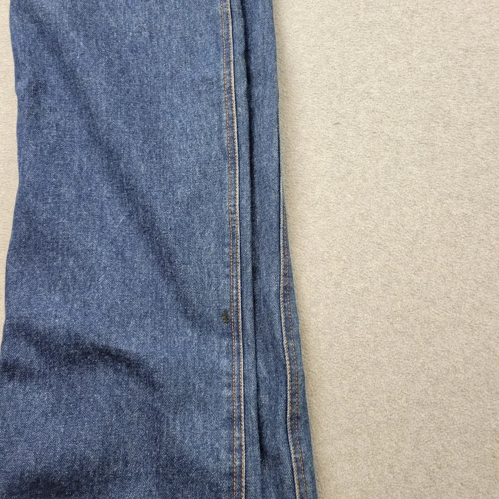 Indygo Denim Maxi Skirt Womens 11/12 Blue High Waist Long YKK Zip Pockets‎ 90s